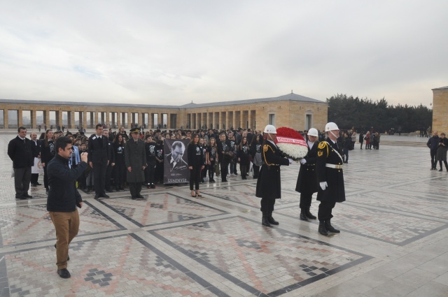 Oğuzkaan Koleji Öğrencileri Anıtkabir'de, "ATAM İZİNDEYİZ"