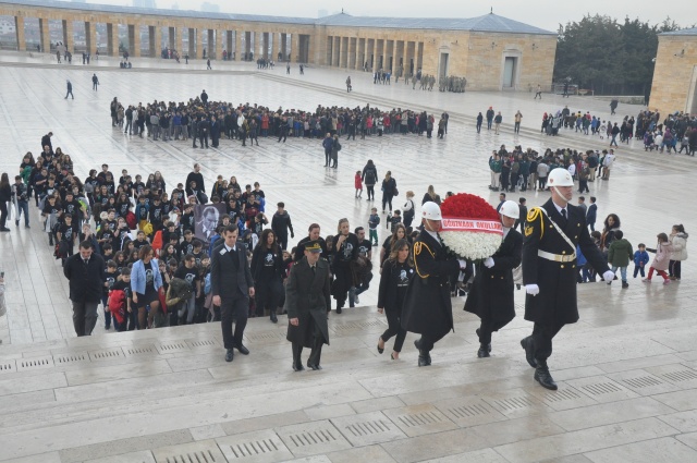 Oğuzkaan Koleji Öğrencileri Anıtkabir'de, "ATAM İZİNDEYİZ"