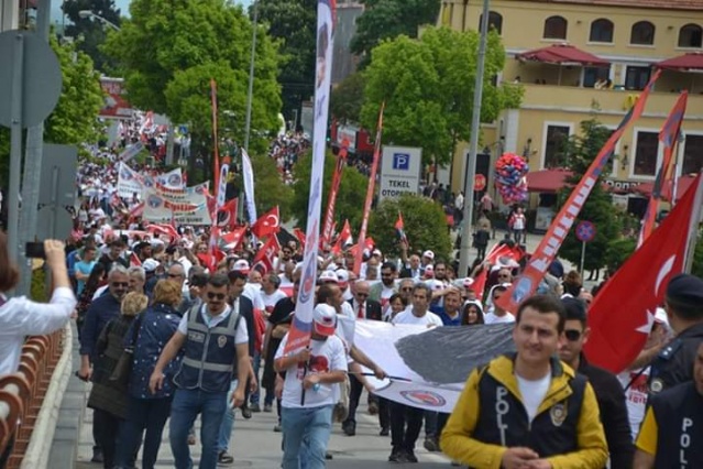 Eğitim İş 19 Mayıs'ı 100. yılında Samsun'da kutladı