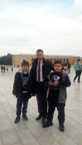 Oğuzkaan Koleji Öğrencileri Anıtkabir'de, "ATAM İZİNDEYİZ"