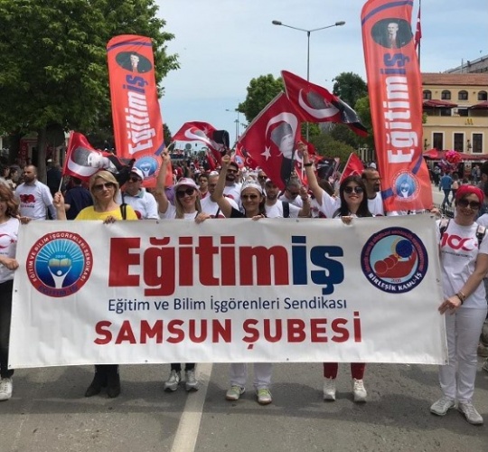 Eğitim İş 19 Mayıs'ı 100. yılında Samsun'da kutladı