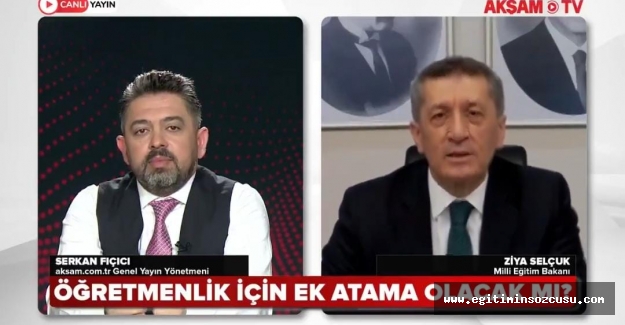 Bakan Selçuk, Öğretmen atamalarına AKP dönemi(!) vurgusu