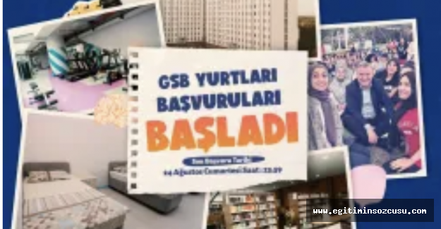 Bakan Bak duyurdu... Yurt başvuruları başladı